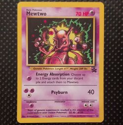 Pokemon TCG Mewtwo 14/53 Wotc Promo Holo English 1999 70HP Basic - Image 1