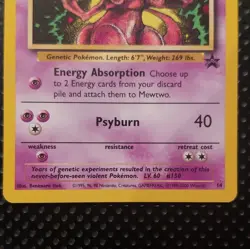 Pokemon TCG Mewtwo 14/53 Wotc Promo Holo English 1999 70HP Basic - Image 3