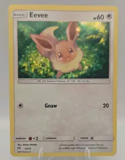 Eevee 012/012 McDonald's 2019 Promo Holo 60HP Basic English Pokemon TCG - Image 1