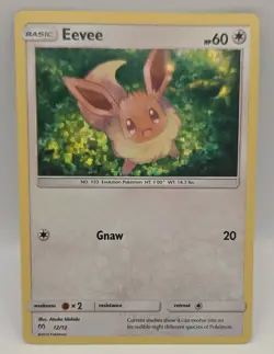 Eevee 012/012 McDonald's 2019 Promo Holo 60HP Basic English Pokemon TCG - Image 3