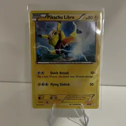 Pokemon Company Pikachu Libre 30/30 XY Trainer Kit Holo Promo Basic 80HP EN - Image 1