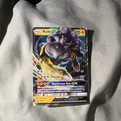 Pokemon TCG Raikou GX SM121 SM Holo Promo EN 2018 170HP Basic Lightning - Image 1
