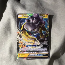 Pokemon TCG Raikou GX SM121 SM Holo Promo EN 2018 170HP Basic Lightning - Image 2