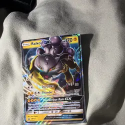 Pokemon TCG Raikou GX SM121 SM Holo Promo EN 2018 170HP Basic Lightning - Image 3