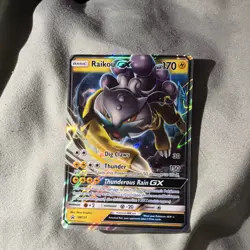 Pokemon TCG Raikou GX SM121 SM Holo Promo EN 2018 170HP Basic Lightning - Image 4