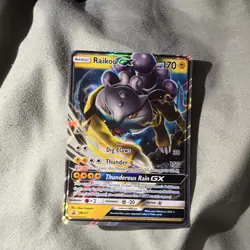 Pokemon TCG Raikou GX SM121 SM Holo Promo EN 2018 170HP Basic Lightning - Image 5