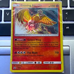 Pokemon Shining Ho-Oh SM70 SM Promo Holo English 130 HP Basic Hitoshi Ariga - Image 1