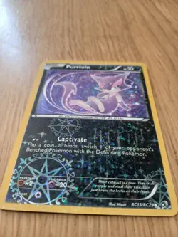 Pokemon TCG Purrloin RC13/RC25 Holo Legendary Treasures Radiant Collection - Image 3
