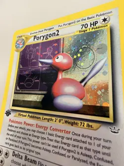 Pokemon TCG Porygon2 12/64 Neo Revelation 1st Edition Holo Rare WOTC NM - Image 3