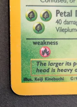 MP Vileplume 15/64 Holo Rare Jungle Set Pokemon TCG Card WOTC Vintage - Image 3