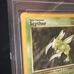 Pokemon TCG Scyther Holo Rare Jungle Card 10/64 PSA 6 New Cert - Image 4