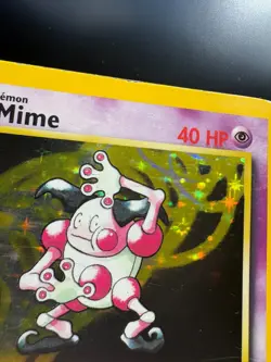 Mr. Mime Holo 6/64 1999 Pokemon Jungle WOTC Vintage Rare - MP - Image 2
