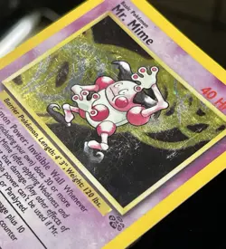 Pokemon TCG: Jungle - Mr. Mime 6/64 Holo 1st Edition WOTC Vintage MP - Image 3