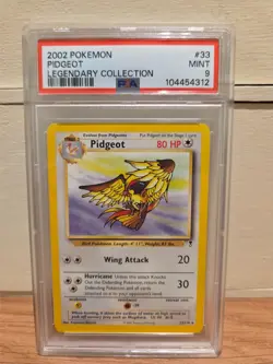 PSA 9 Pidgeot Legendary Collection Non-Holo Rare 33/110 Pokemon TCG Vintage WOTC - Image 1