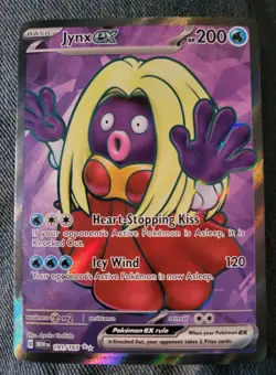 Pokemon Jynx ex 191/165 Full Art Ultra Rare Scarlet & Violet 151 Played Card LP - Image 1
