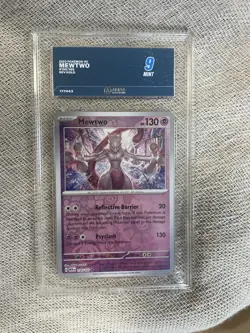 Pokemon TCG Mewtwo Scarlet & Violet-151 150/165 Reverse Holo Holo Rare - Image 1
