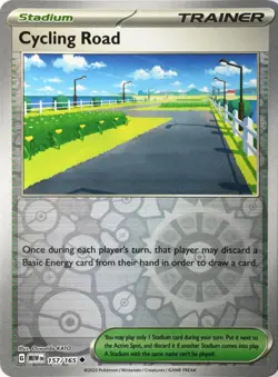 Pokemon - 157/165 Cycling Road - Scarlet & Violet 151 - Reverse Holo - NM - Image 1