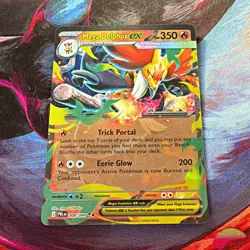 Pokemon TCG Mega Delphox EX 008/084 Pitch Black Ultra Rare Holo Eng 2015 HP 350 - Image 1