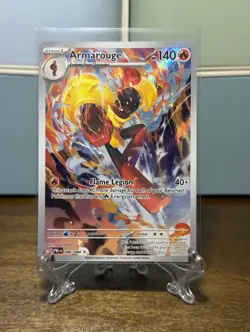 Pokemon TCG Armarouge 086/084 PBL EN Full Art Holo Illustration Rare English - Image 1