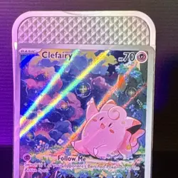 The Pokemon Company Clefairy 094/091 Paldean Fates Shiny Rare Holo EN - Image 2