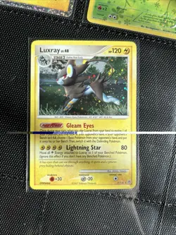 Pokemon TCG Luxray 7/130 Diamond and Pearl Holo Rare English 2007 HP120 - Image 3