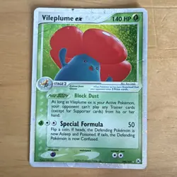 Pokemon TCG Vileplume ex 100/101 EX Hidden Legends Holo English 2004 140HP - Image 1