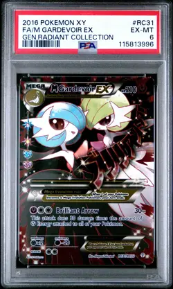 POKEMON GENERATIONS RADIANT COLLECTION M GARDEVOIR EX #RC31 PSA 6 EX #115813996 - Image 1