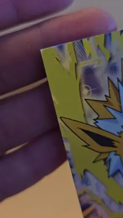 Pokemon 2000 Topps TV Animation Edition Series 3 Jolteon #135 Blue Logo LP - Image 2