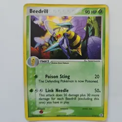 Beedrill 1/112 Holo Rare EX FireRed & LeafGreen HP/DMG TCG Pokemon - Image 1