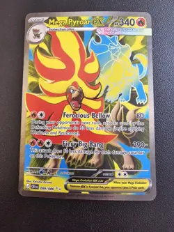 Mega Pyroar Ex 99/86 Full Art Ultra Rare Chaos Rising M/NM Pokemon TCG - Image 1