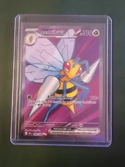Beedrill EX 98/86 Chaos Rising SecretUltra Rare Full Art Holo M/NM Pokemon TCG - Image 3