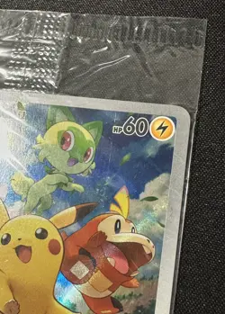 Pokemon TCG - Paldea Evolved ETB - Pikachu 027 - Black Star Promo - NM - SEALED - Image 3