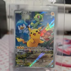 Pokemon Pikachu Black Star Promo SVP 027 Scarlet & Violet NM/M - Image 1