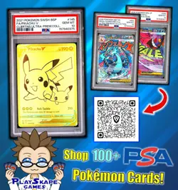Pokemon Card PSA 8 Pikachu SVP 027 Center ETB PC Stamped Promo FA 2023 - Image 3