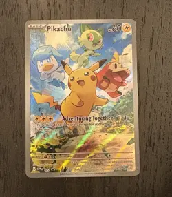 The Pokemon Company Pikachu 027 SV Promo Cards Holo ENG Basic 60 HP - Image 1
