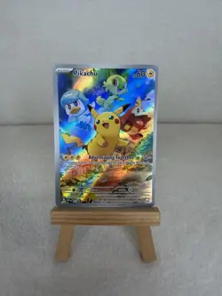 Pokemon TCG Pikachu 027 SV Scarlet & Violet Promo Holo Paldea Evolved NM/Mint - Image 1