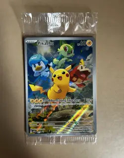 The Pokemon Company Pikachu 027 SV Promo Holo Card EN 2023 Pokemon TCG - Image 1