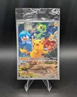Pokemon TCG Pikachu SVP 027 Paldea Evolved Black Star Promo New Sealed - Image 1