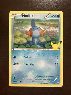 Mudkip 19/25 Non-holo NM McDonald’s 25th Anniversary Celebrations Pokemon TCG - Image 1
