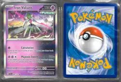 Pokemon 080/162 Iron Valiant Temporal Forces Holo Rare NM+ - Image 1