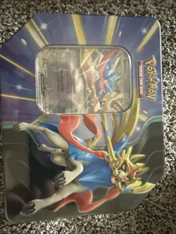 Zacian ex Slashing Legends Scarlet & Violet Pokemon TCG Tin - Image 1