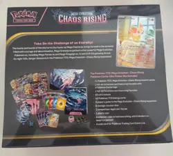 Pokemon Center Mega Evolution Chaos Rising ETB Elite Trainer Box Sealed - Image 5
