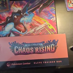 Pokemon Center Mega Evolution—Chaos Rising Elite Trainer Box 11 Packs English - Image 5