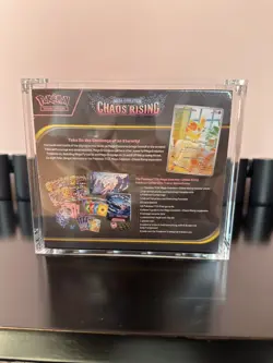 Pokemon Center Elite Trainer Box Mega Evolution Chaos Rising & Acrylic Case - Image 3
