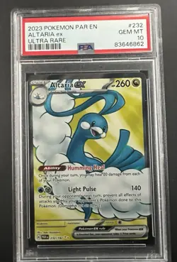 Pokemon Altaria ex Paradox Rift Ultra Rare #232 PSA 10 Gem Mint - Image 1