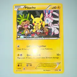 The Pokemon Company Pikachu XY95 XY Promo Holo Pokemon TCG Card English 60 HP - Image 1