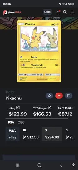 Pokemon TCG Pikachu SM162 Promo Holo Card English 2019 The Pokemon Company - Image 3