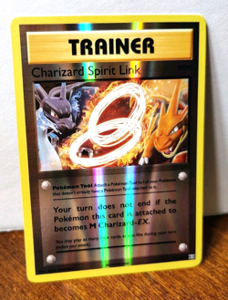 POKEMON CHARIZARD SPIRIT LINK 75/108 REVERSE HOLO XY EVOLUTIONS LP - Image 1