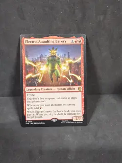 Mtg. Electro, Assaulting Battery. Extended Art. Marvel's Spider-Man. Nm - Image 1