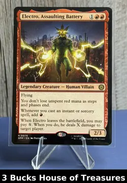 Magic: The Gathering Marvel's Spider-Man Electro, Assaulting Battery 0076 - Image 1